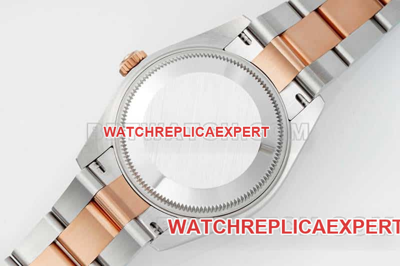 ARF FactoryRolex log top-tier 1:1high-quality replicarose gold plate 31mm gold three-grid chain link 278271caseback live photo
