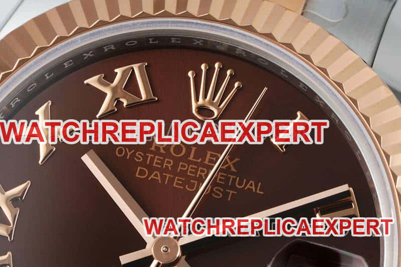 ARF FactoryRolex log top-tier brown disk 31mm gold three-lattice chain link 278271front live photo