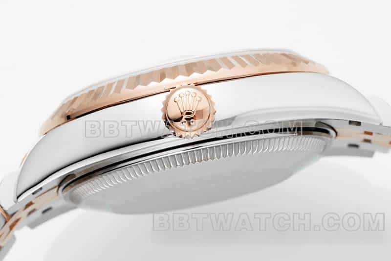ARF FactoryRolex log 1:1super brown disk 31mm gold five-lattice chain link 278271side live photo