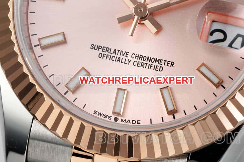 ARF FactoryRolex log top-tier 1:1high-quality replicarose gold plate 31mm gold five-grid chain link 278271front live photo