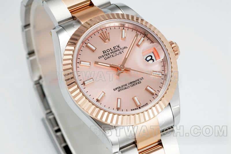 ARF FactoryRolex log top-tier 1:1super clonerose gold disc 31mm gold three-lattice chain link 278271front live photo