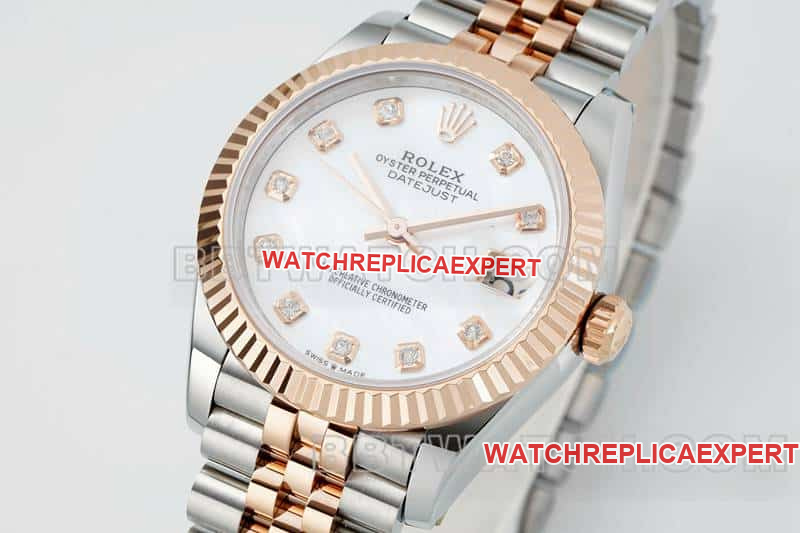 ARF FactoryRolex log top-tier Fritillaria plate 31mm gold five-lattice chain link 278271front live photo