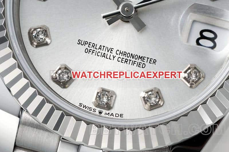 ARF FactoryRolex log top-tier 1:1super clonesilver dial31mm five grid link 278274front live photo