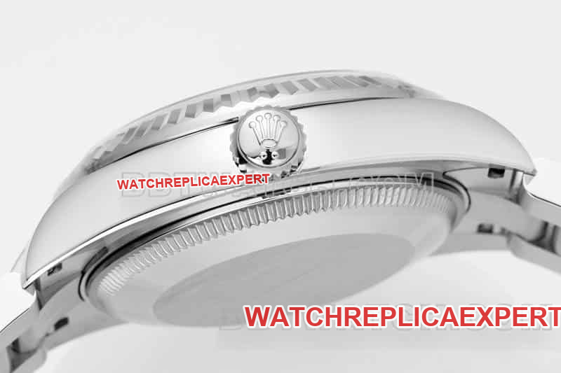 ARF FactoryRolex log top-tier replicasilver dial31mm three grid link 278274side live photo