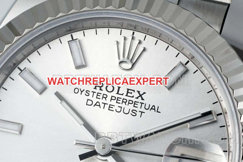 ARF FactoryRolex log 1:1super clonesilver dial stick hour markers 31mm five grid link 278274front live photo