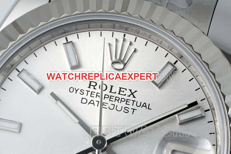 ARF FactoryRolex log 1:1super clonesilver dial stick hour markers 31mm three grid link 278274front live photo