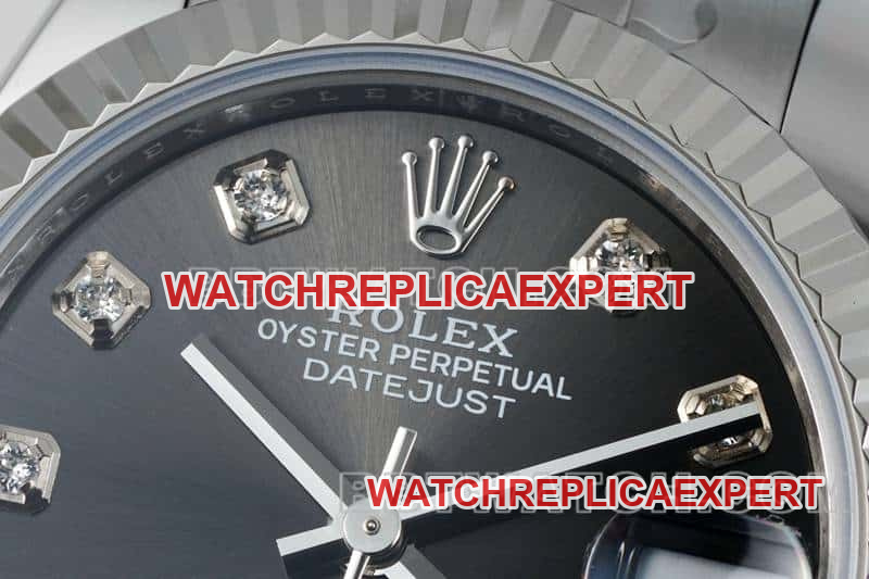 ARF FactoryRolex log top-tier replicablack dial31mm three grid link 278274front live photo