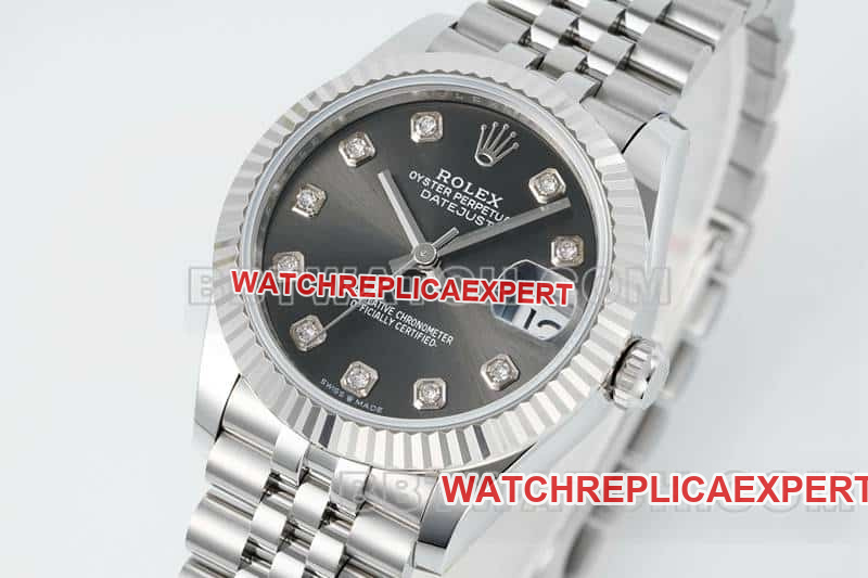 ARF FactoryRolex log 1:1super cloneblack dial31mm five grid link 278274front live photo