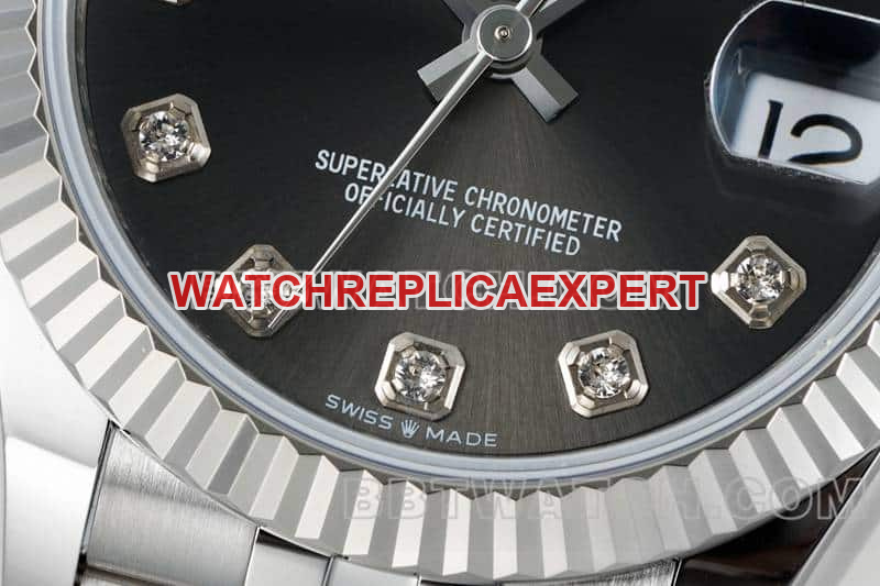 ARF FactoryRolex log 1:1super cloneblack dial31mm five grid link 278274front live photo