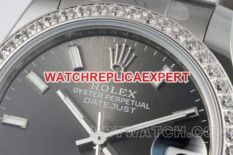 ARF FactoryRolex log 1:1super cloneblack dialdiamond bezel31mm three grid link 278289front live photo