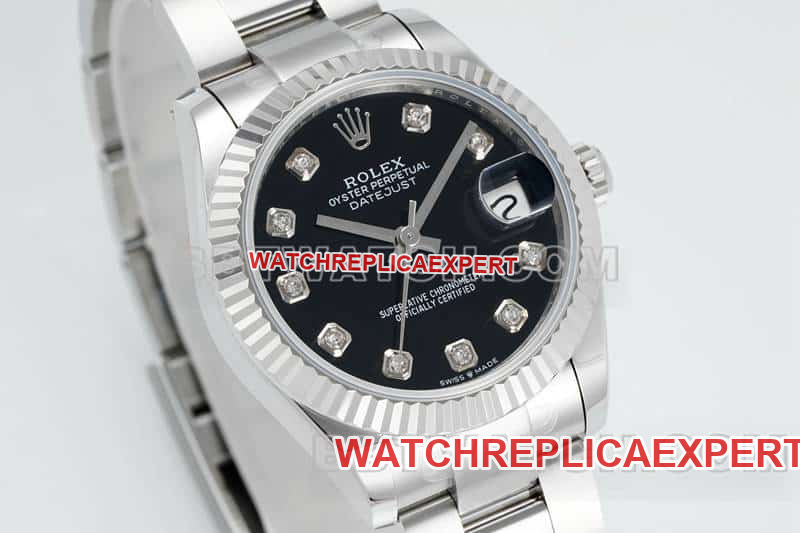 ARF FactoryRolex log top-tier 1:1high-quality replicablack dial31mm three grid link 278274front live photo
