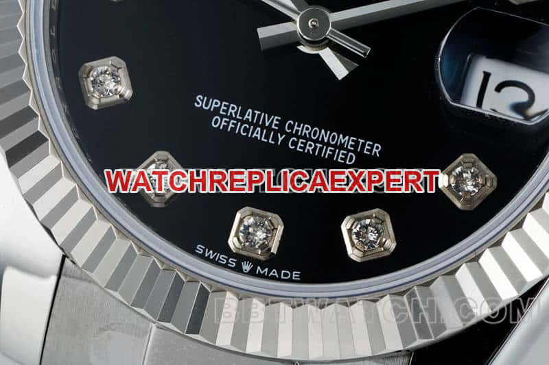 ARF FactoryRolex log top-tier 1:1high-quality replicablack dial31mm three grid link 278274front live photo