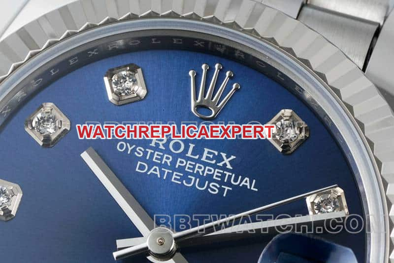 ARF FactoryRolex log top-tier replicablue dial31mm five grid link 278274front live photo