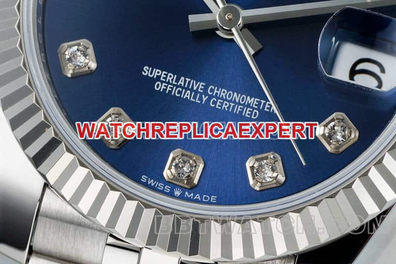 ARF FactoryRolex log top-tier replicablue dial31mm five grid link 278274front live photo