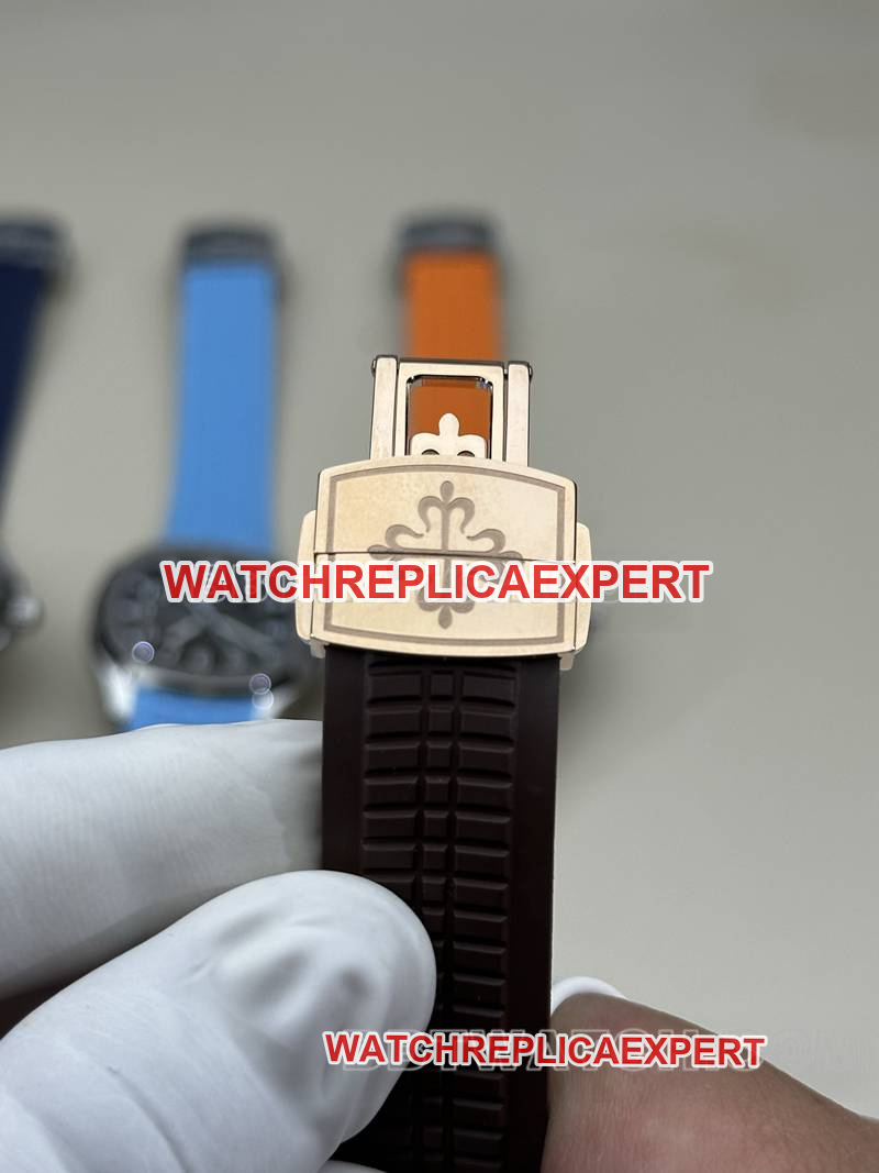 Patek Philippe collectible watch BBF factory grenade rose gold dark brown plate brown rubber model 5167Rbraceletlive photos