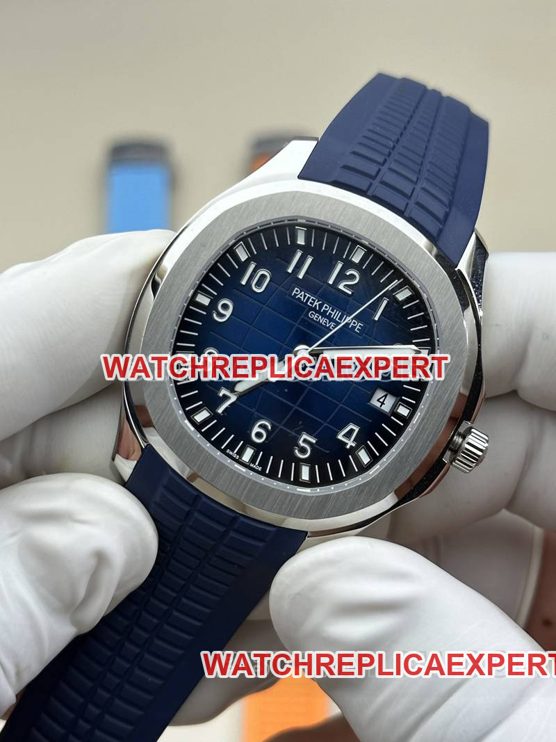 Patek Philippe collectible watch BBF factory grenade blue dial blue rubber model 5168Gfront live photo