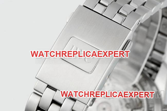IWCtop-tier watch APS factory pilot blue dialchronograph69385movementsteel bracelet bracelet live photos