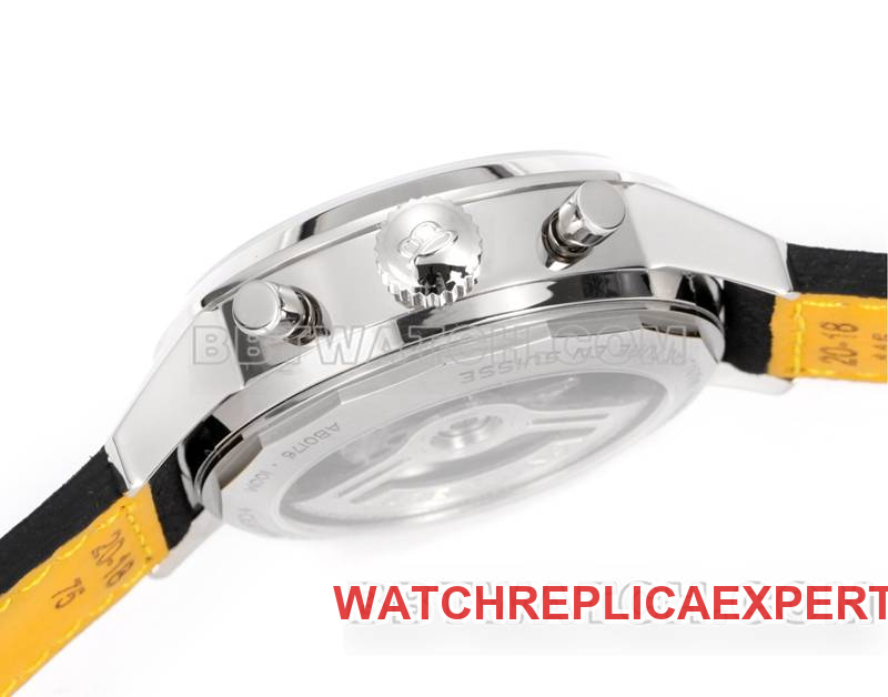 Breitling1:1replica watch BLS factory overseas gray plate 41mmchronograph7750movementleather strap model side live photo