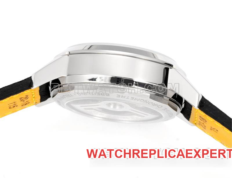 Breitlingtop-tier watch BLS factory Yueyang black dial41mmchronograph7750movementleather strap model side live photo