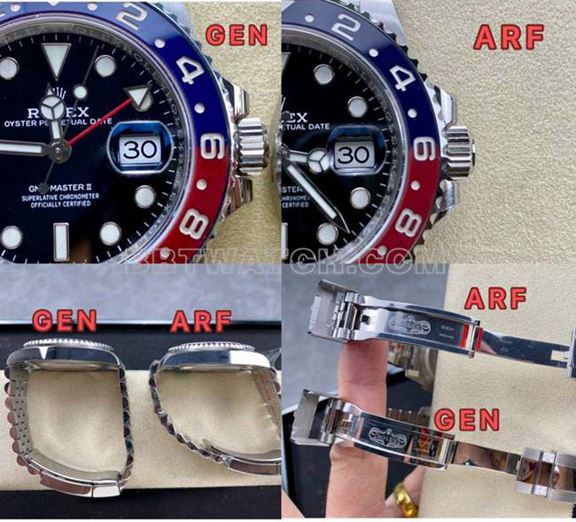 ARF Factory Rolex Top collectible watches GMT Cola Ring 126710 Review