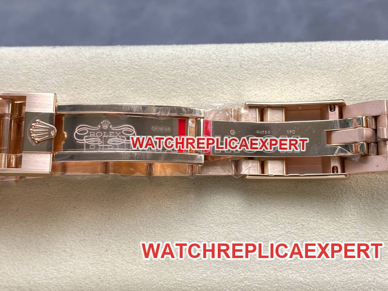 Rolex collectible watch ARF FactoryGMT-Master tiger eye stone GMTrose goldsteel bracelet clasplive photos