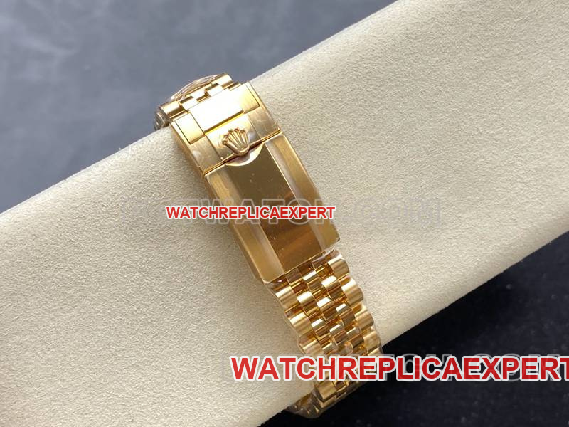 Rolex1:1replica watch ARF FactoryGMT-Master tiger eye stone GMTyellow goldsteel bracelet braceletlive photos