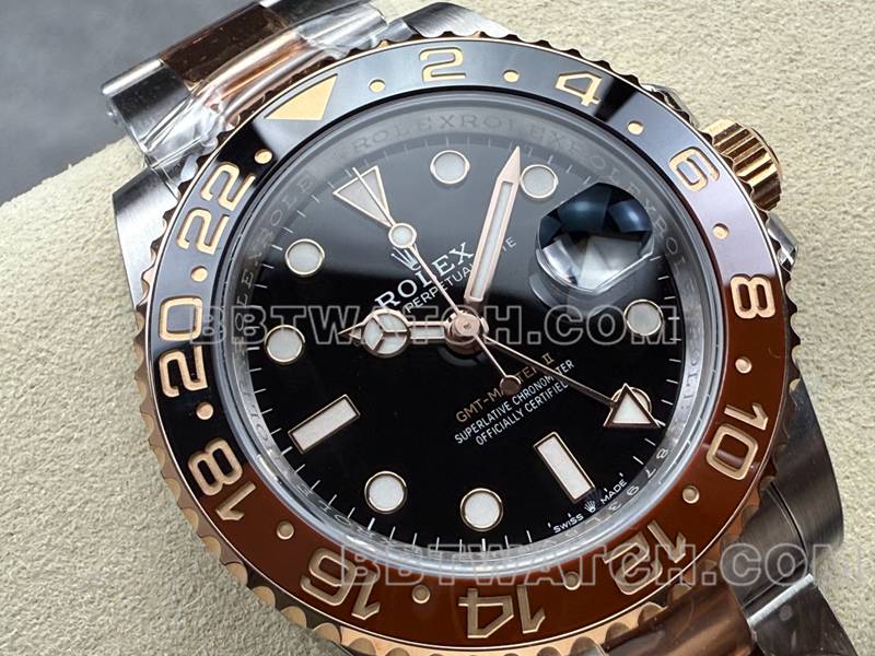 Rolex Watch ARF FactoryGMT-MasterGMT Sarsaparilla Circle 3285movementfront live photo
