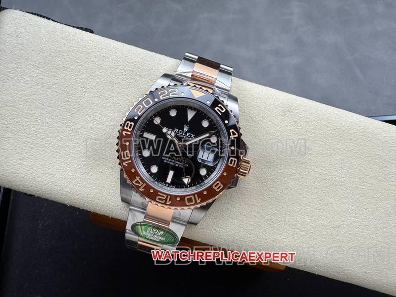 Rolex Watch ARF FactoryGMT-MasterGMT Sarsaparilla Circle 3285movementfront live photo
