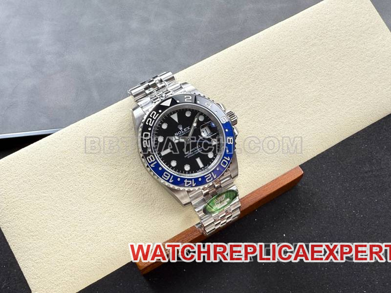 Rolex collectible watch ARF FactoryGMT-MasterGMTBatman bezel3285movementfront live photo