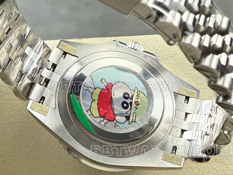 Rolex collectible watch ARF FactoryGMT-MasterGMTBatman bezel3285movementcaseback live photo