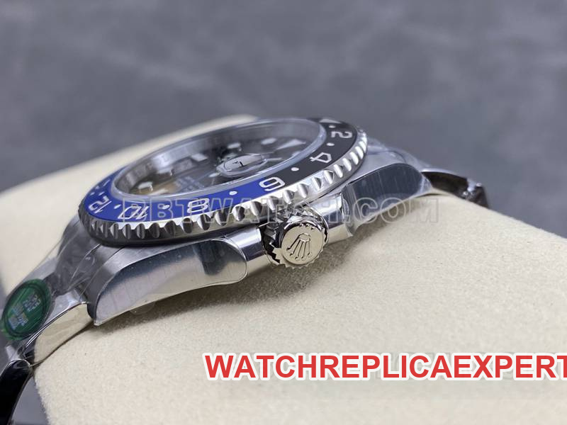 Rolex Watch ARF FactoryGMT-MasterGMT Inter Ring 3285 Three Grid Links side live photo