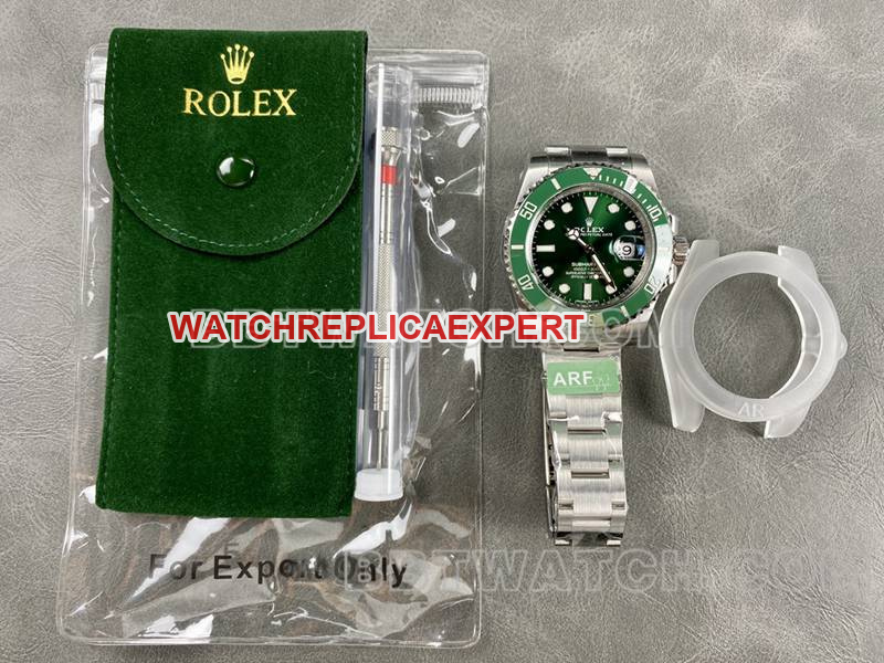 Rolextop-tier watchARF FactorySubmariner40mmStarbucks Submariner3135movement116610front live photo