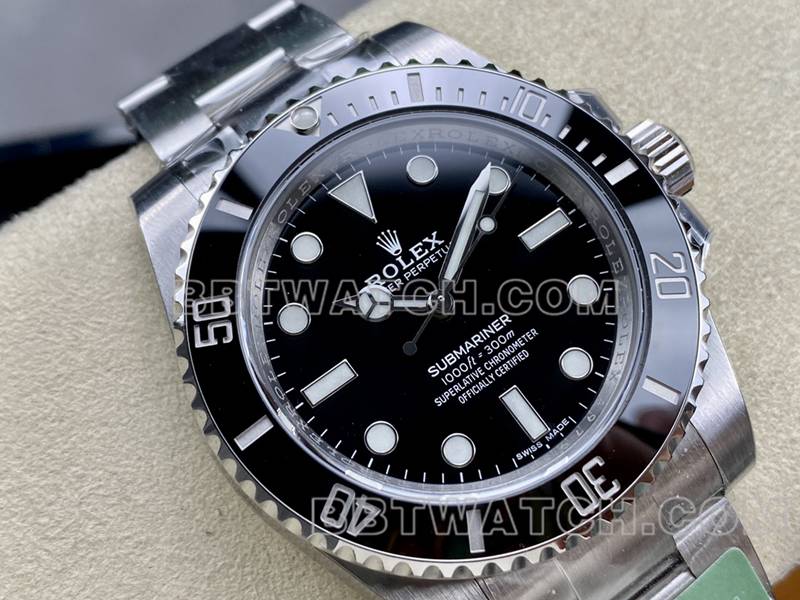 Rolex collectible watch ARF FactorySubmariner40mmBlack Submariner3135movement116610front live photo