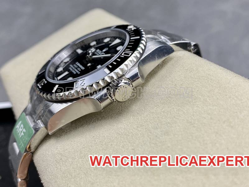 Rolex collectible watch ARF FactorySubmariner40mmBlack Submariner3135movement116610side live photo