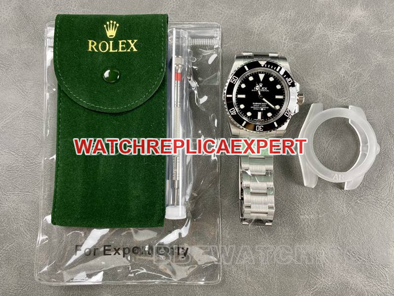 Rolex collectible watch ARF FactorySubmariner40mmBlack Submariner3135movement116610front live photo