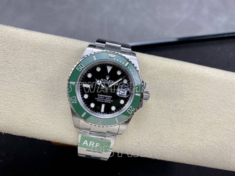 Rolex Watch ARF Factory Submariner 41mm Green Aqua Ghost 3235 Caliber 126610 Front Actual Picture