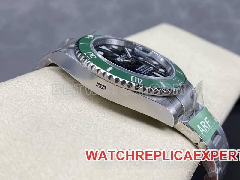 Rolex Watch ARF Factory Submariner 41mm Green Aqua Ghost 3235 Caliber 126610 Side by Side Actual Picture