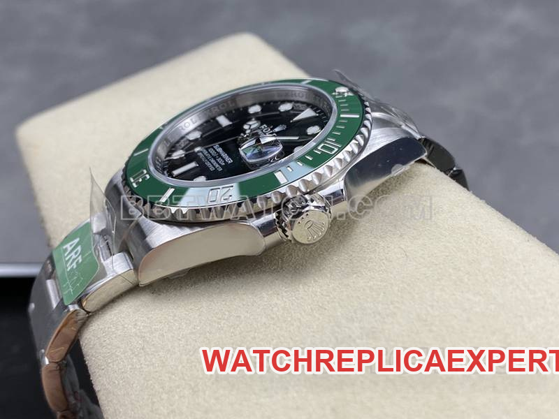 Rolex Watch ARF Factory Submariner 41mm Green Aqua Ghost 3235 Caliber 126610 Side by Side Actual Picture