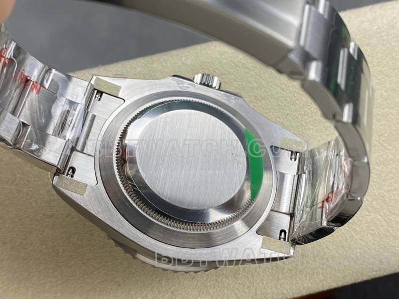 Rolex Watch ARF Factory Submariner 41mm Green Aqua Ghost 3235 Caliber 126610 Back Actual Picture