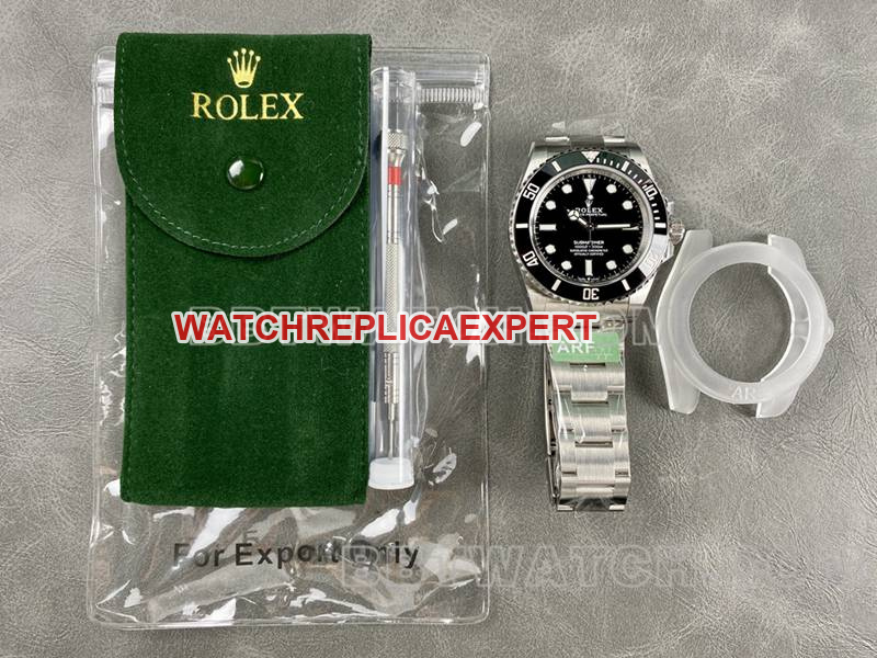 Rolex collectible watch ARF FactorySubmariner41mm no calendar Black Submariner3230movementfront live photo