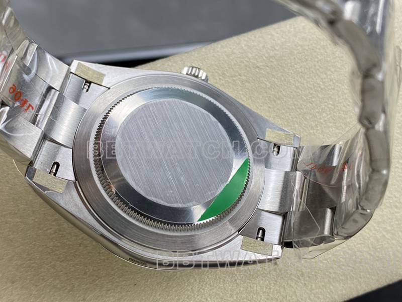 Rolex collectible watch ARF Factory log 41mm aperture green dial3235 steel bracelet caseback live photo