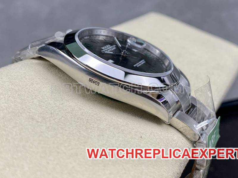 Rolex collectible watch ARF Factory log 41mm aperture gray plate 3235 steel bracelet model side live photo