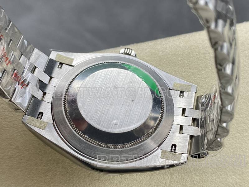 Rolex1:1replica watch ARF Factory log 41mm aperture white dial3235steel bracelet caseback live photo