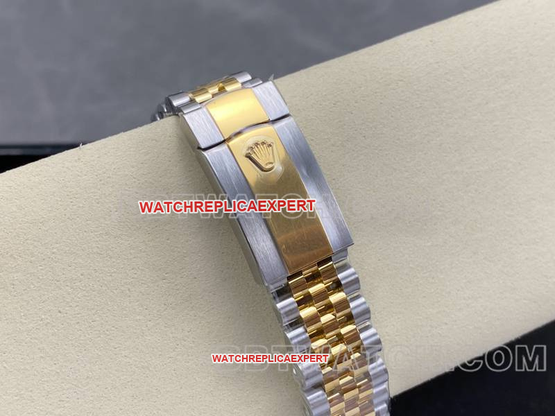 Rolex collectible watch ARF Factory log 41mmsilver dial3235 gold steel bracelet braceletlive photos