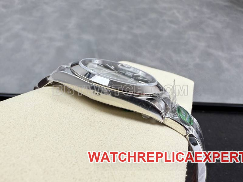 Rolex collectible watch ARF Factory log 41mm aperture green dial3235steel bracelet model side live photo