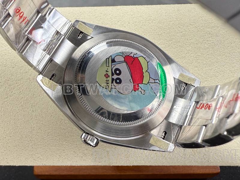 Rolex collectible watch ARF Factory log 41mm aperture green dial3235 steel bracelet caseback live photo