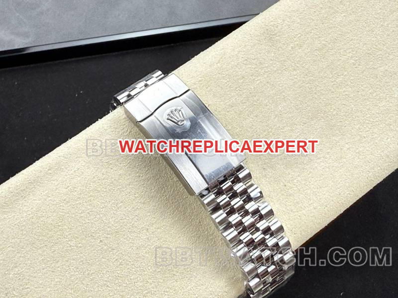 Rolex1:1replica watch ARF Factory log 41mm blue dial Roman numerals 3235 steel bracelet bracelet live photos