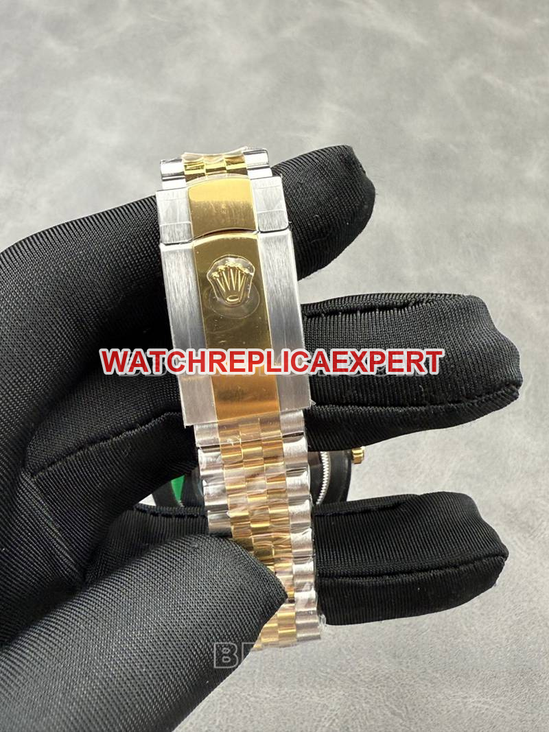 Rolex watch ARF Factory log 41mm black dial 3235 gold steel bracelet bracelet live photos