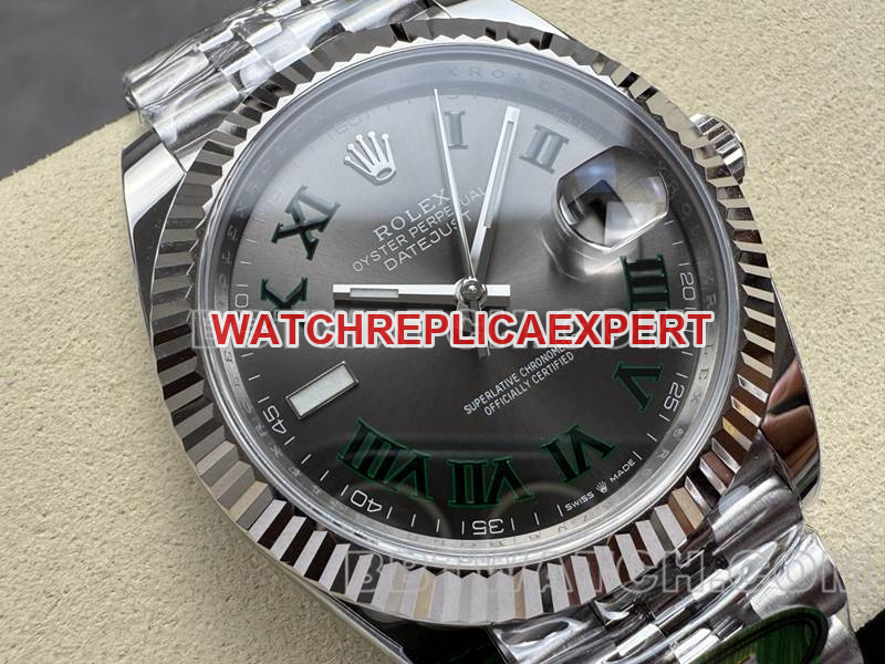 Rolex collectible watch ARF Factory log 41mm gray plate pothos 3235 steel bracelet front live photo
