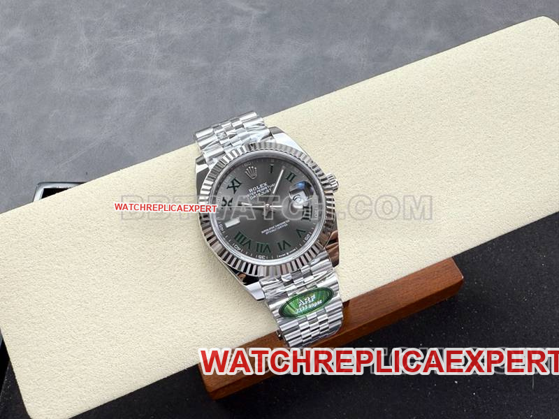 Rolex collectible watch ARF Factory log 41mm gray plate pothos 3235 steel bracelet front live photo
